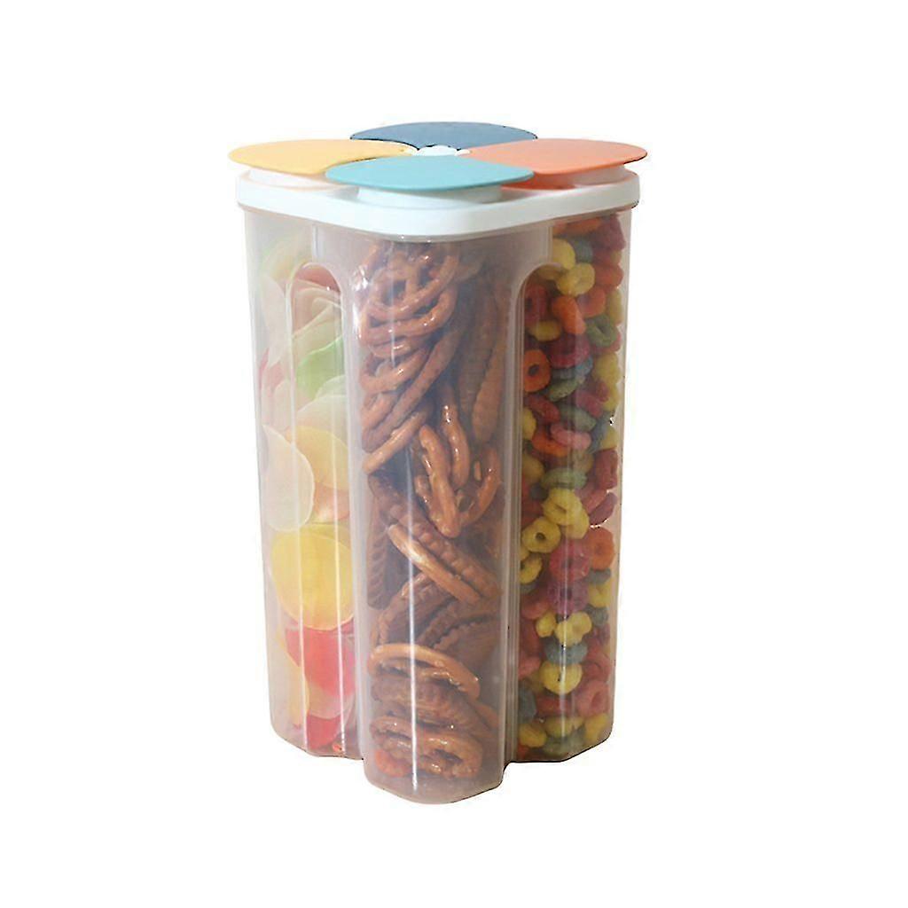 Large Capacity Transparent Cereal Storage Container - Space-Saving Food Grade Kitchen Organiser
