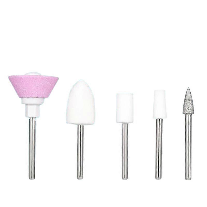 Nail grinding head set, alloy material with multiple specifications, suitable for grinding machines, essential for nail care