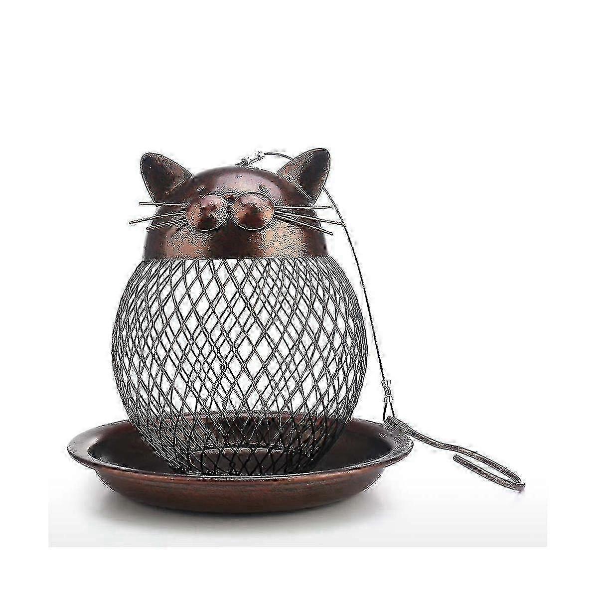 Hængende udendørs egernsikker fuglefoderautomat til vilde fugle og smådyr