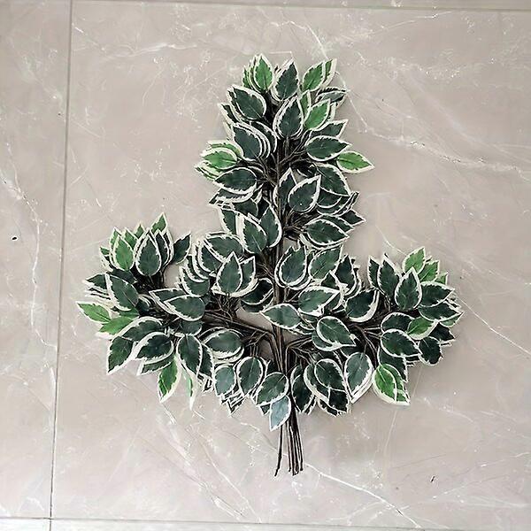 Artificial banyan leaves, 12 pieces, enjoy the natural atmosphere all year round