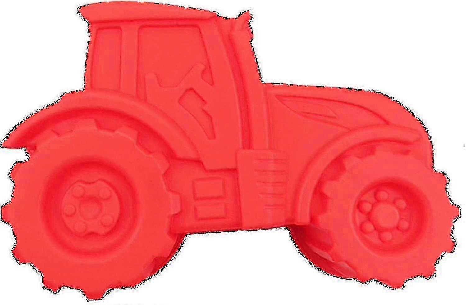 Neujahr 2024 Traktor Roter Kuchen Backen Silikonform