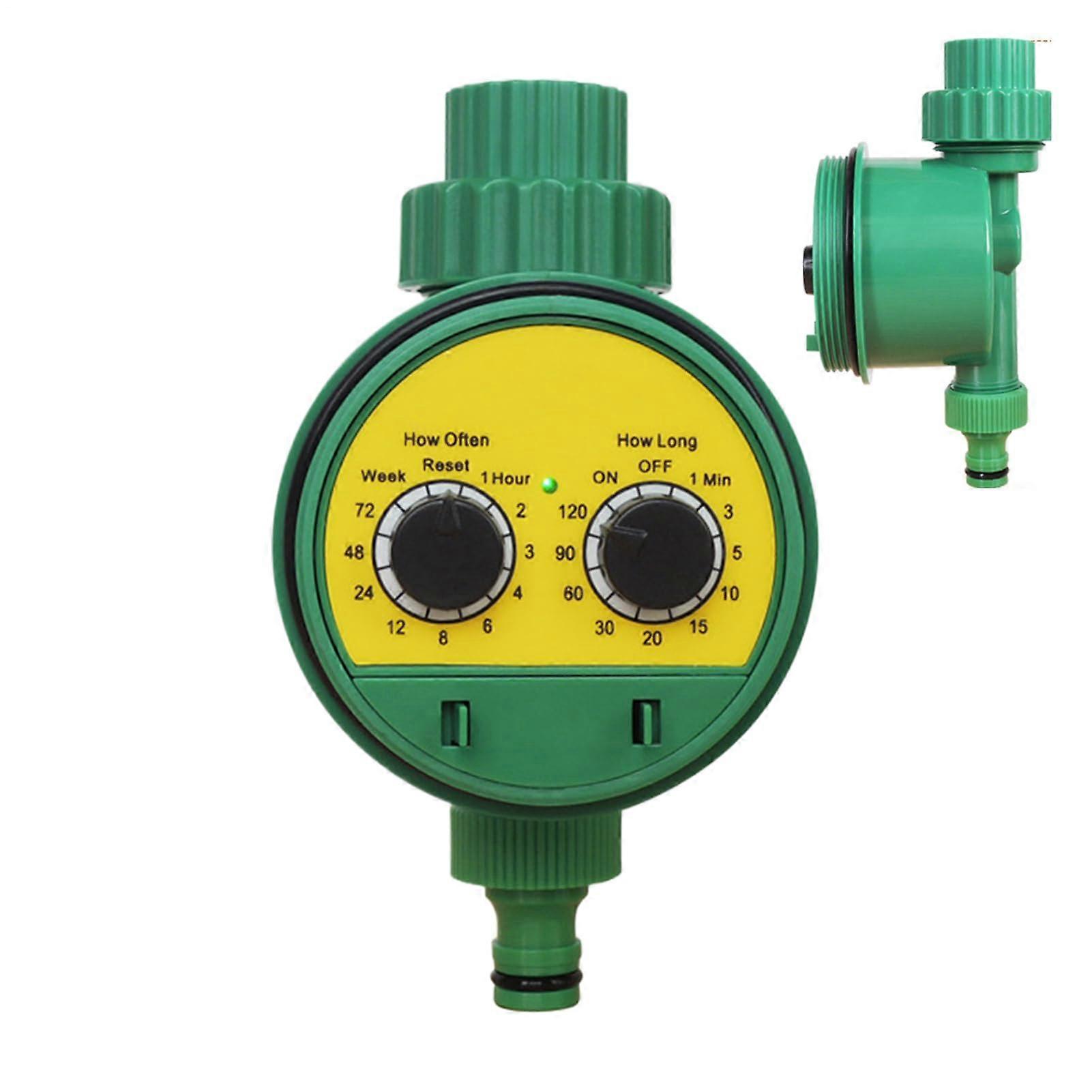 Garden Hose Timers Programmable Watering Timer Outdoor Sprinkler Timer DoubleKnob Compact WaterSaving Garden Backyard