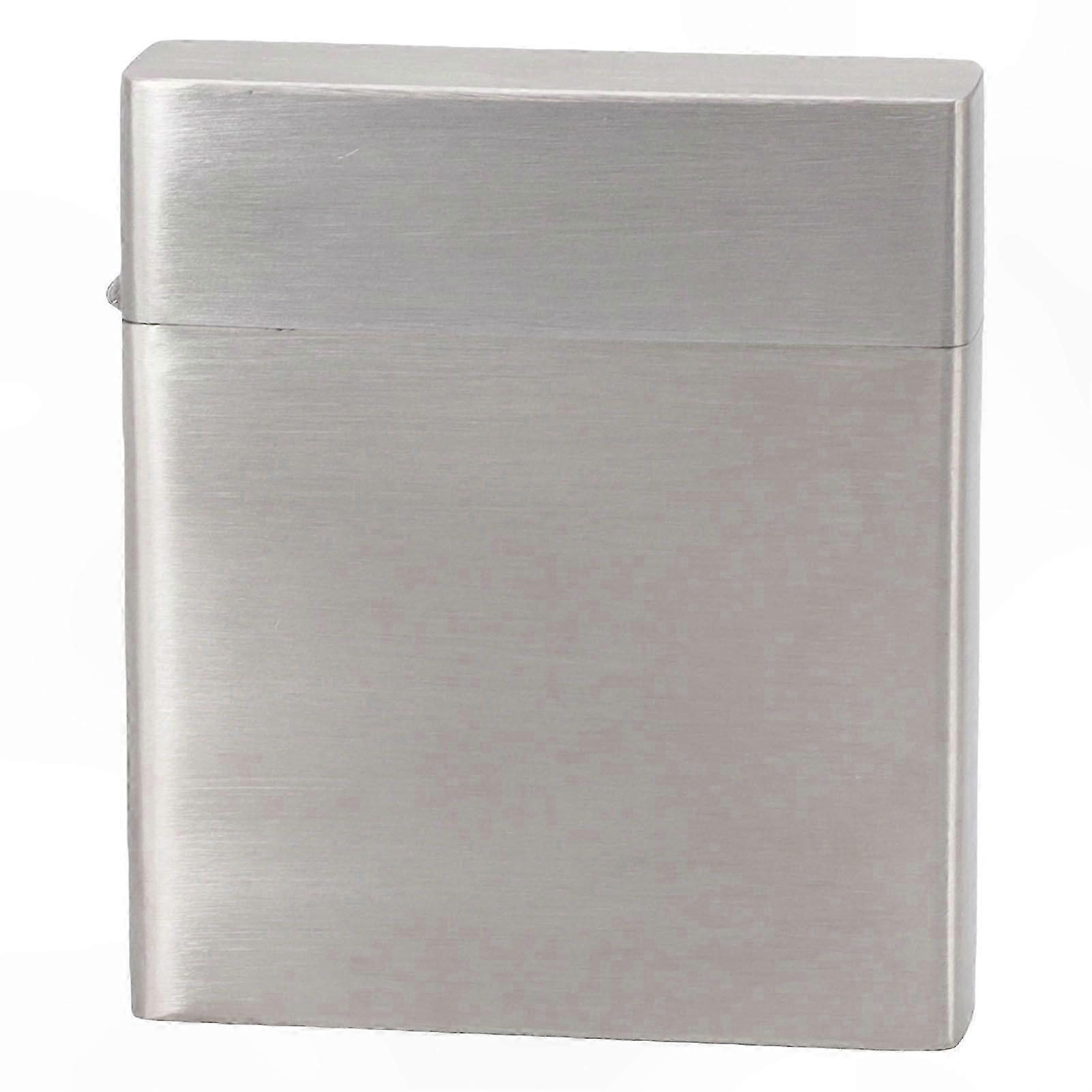 Compact Cigarette Case with Flip Cover for 20 Cigarettes - Unisex Design