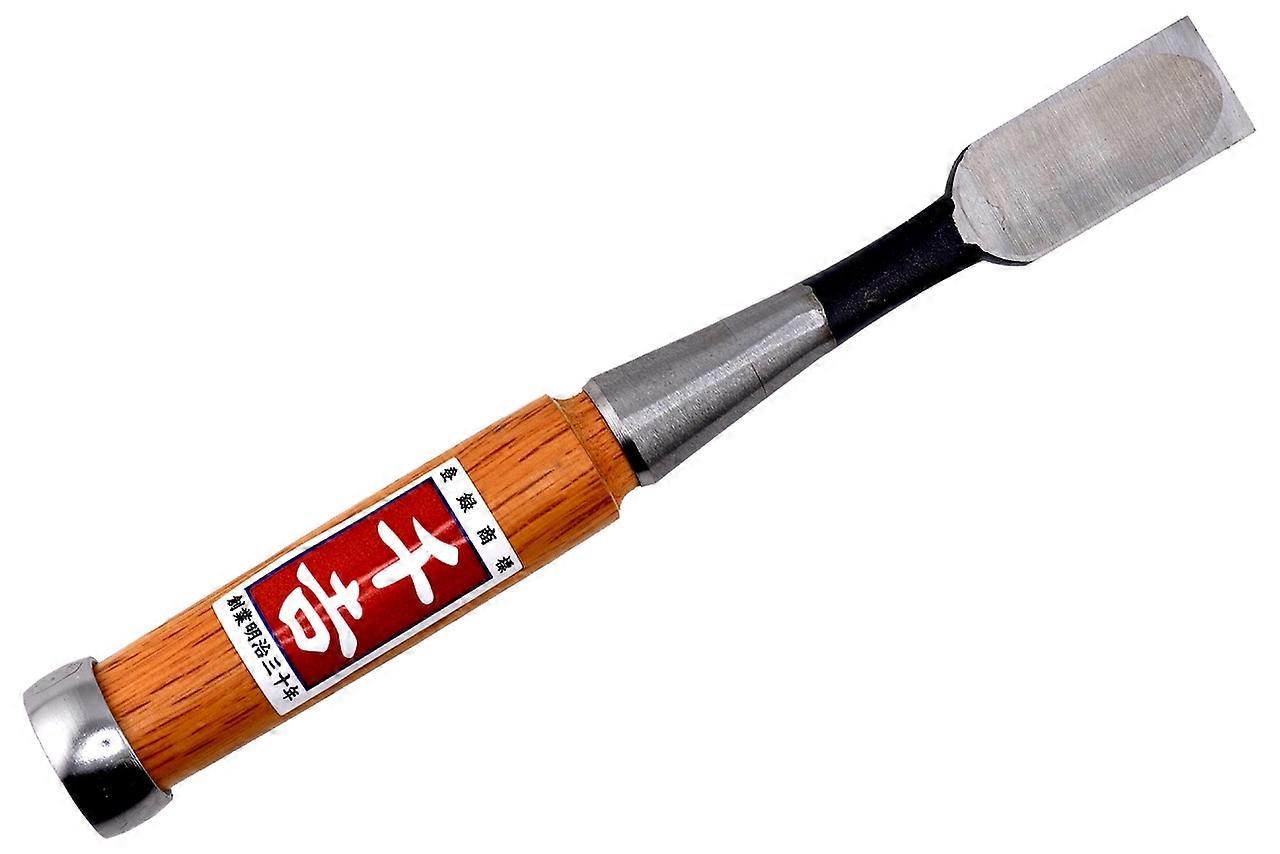 Senkichi 18mm Flat Socket Chisel White Paper Steel Wood Carving Tool