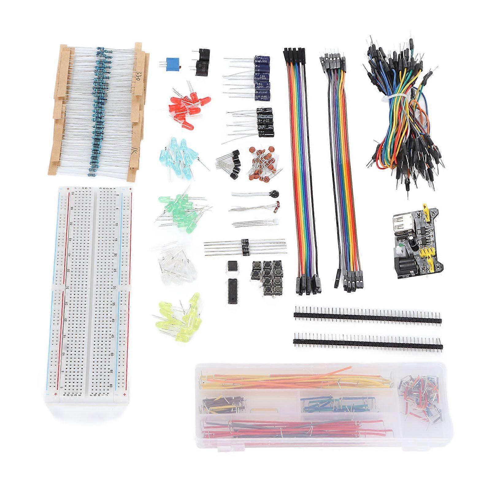 Elektronik-Kit Starter Fun Assortment Development Component mit 830-Loch-Steckbrett für R3