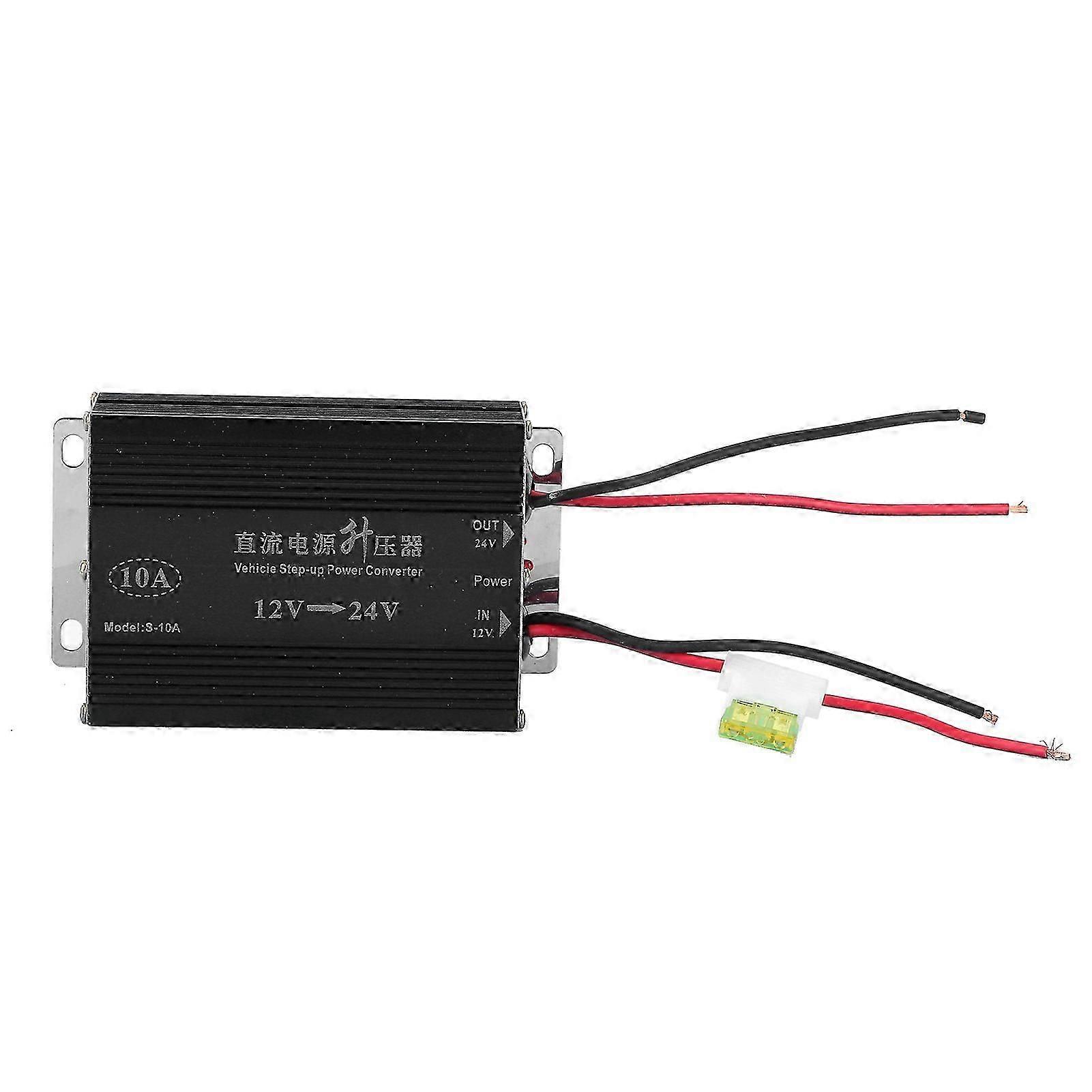 10A 12V to 24V Voltage Boost Converter Car Step Up Transformer for Audio Navigation Modification