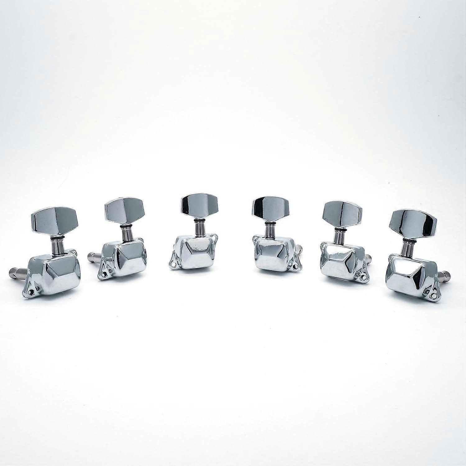 6 Pieces 3L3R Semi-closed Guitar String Tuning Pegs Tuner  Knobs Tuning Keys for