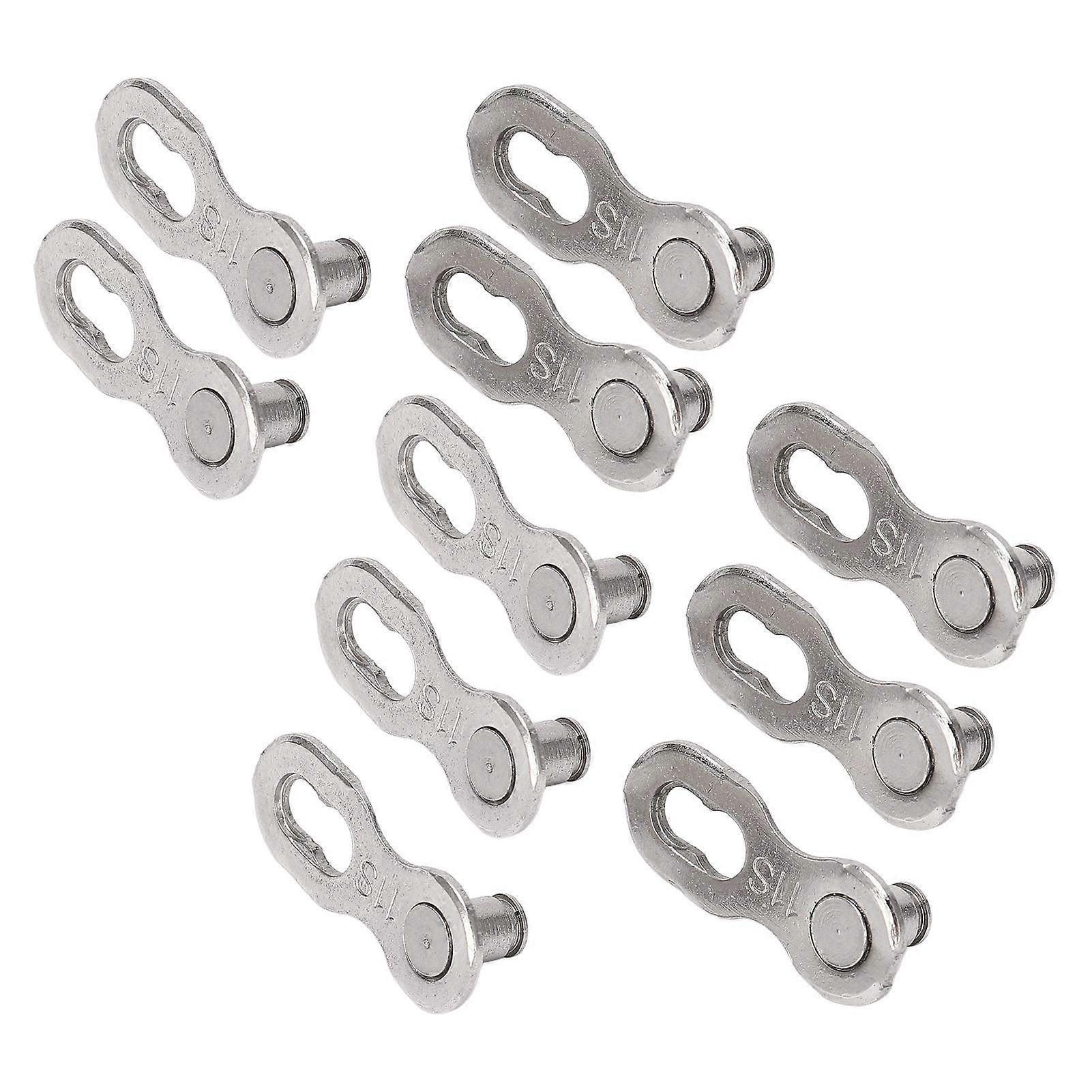 CANSUCC 5 Pair/set Bicycle Chain Link Connector Joints Durable Bike Chain Quick Release Buckle11S
