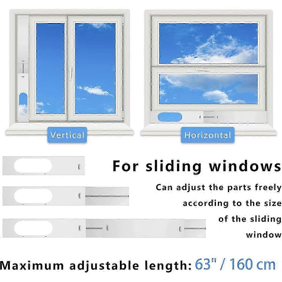Portable Air Conditioner Window Kit, Adjustable Window Seal