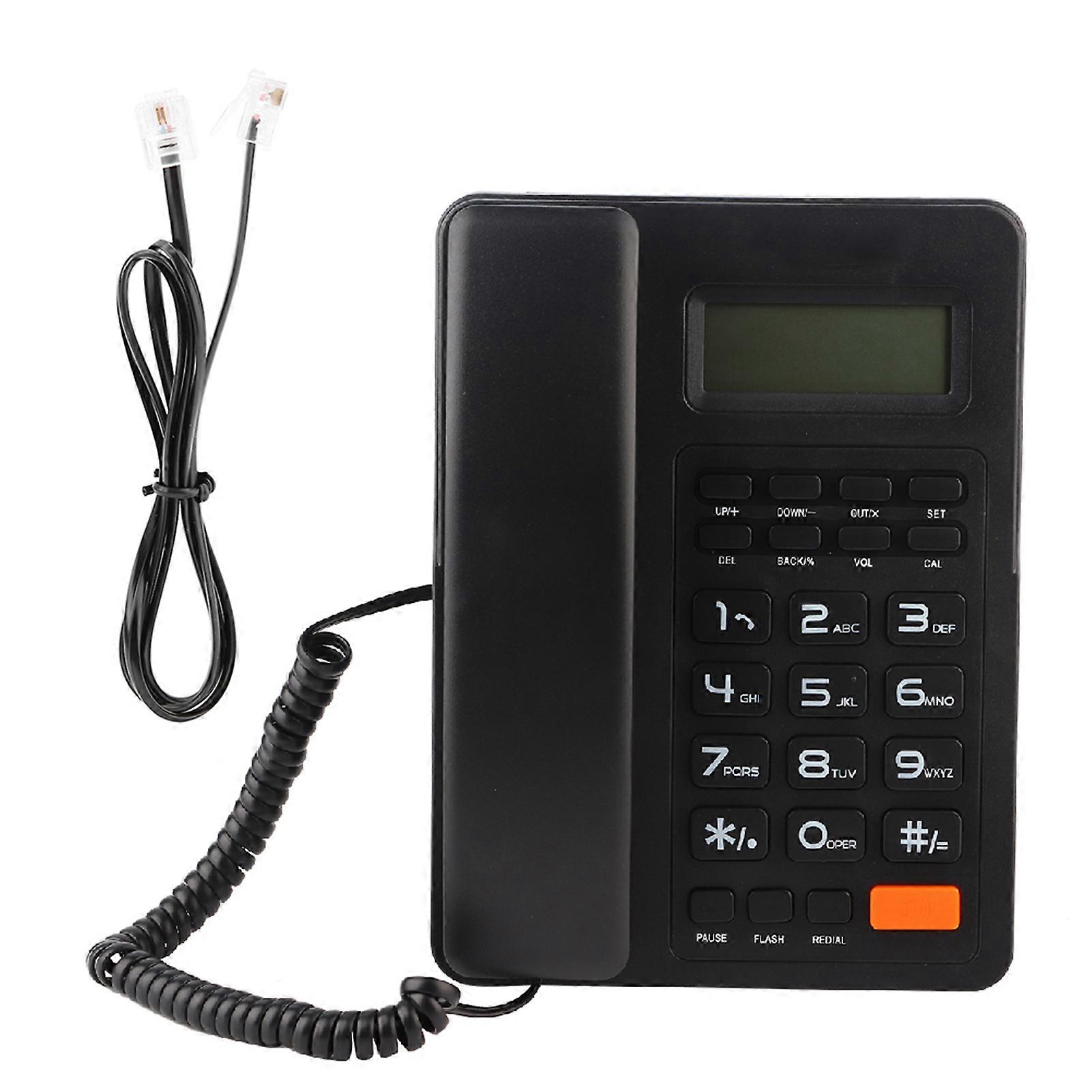 Large Screen Caller ID Display Landline Wired Home Office Fixed Telephone No Battery