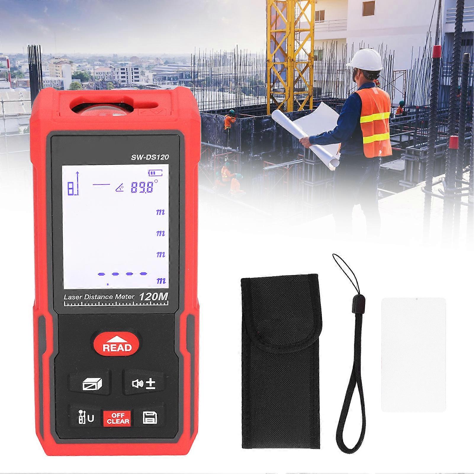 Laser Distance Meter High Accuracy 2 Bubble Laser Measurement Tool for Construction 