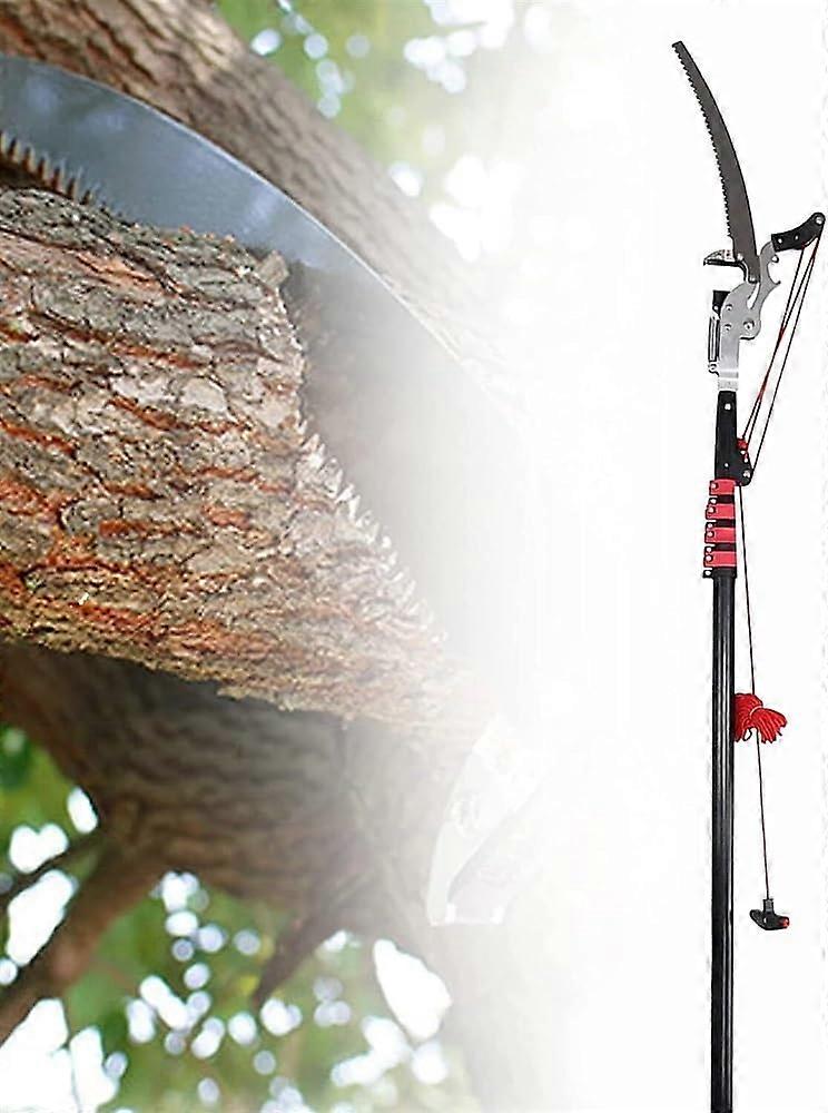 Manual Pole Saws Telescopic Extendable Pruning Saw Tree Pruner Gardening Landscaping Lopper Tools 18FT