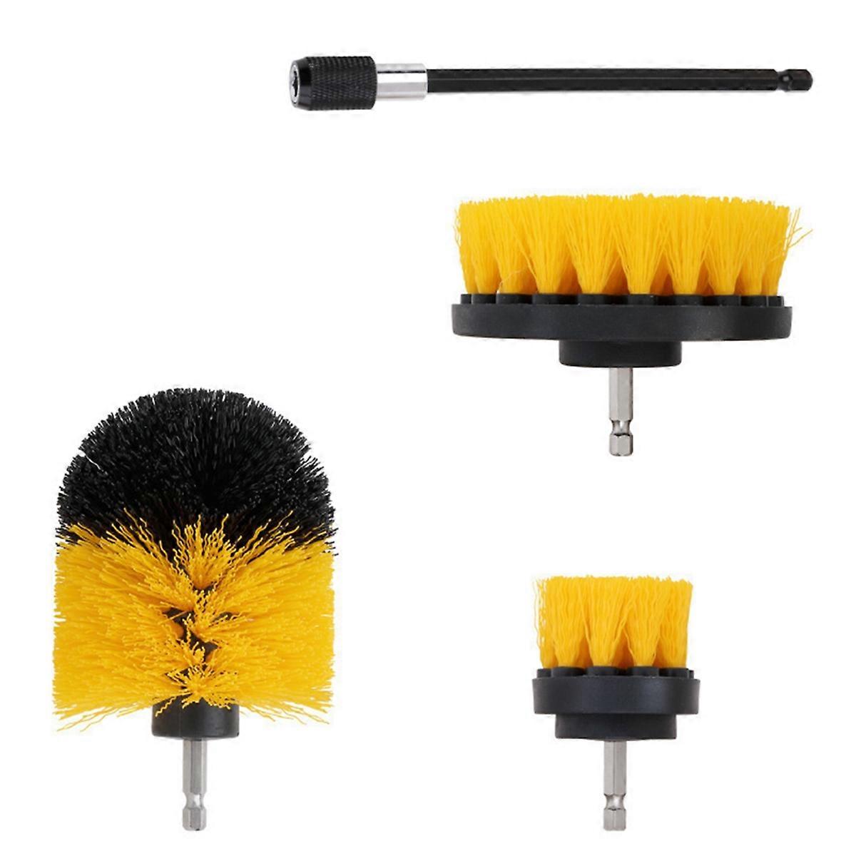 3-Piece Brush Set Accessory Set Electric Floor Scrubber Automatic Shoe Scrubber Cleaning Brush Bathroom Scrubber