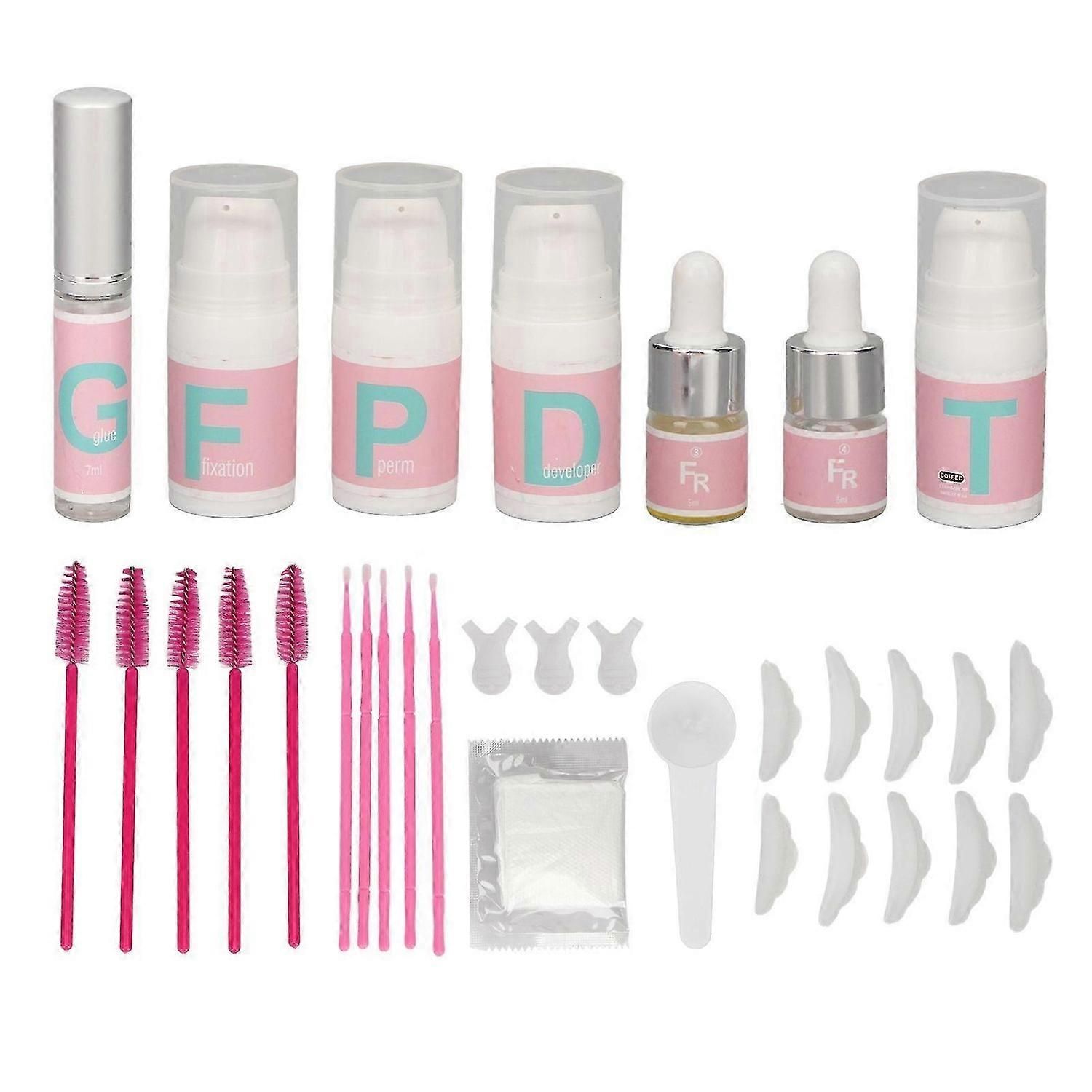 2025 Latest Model 2 in 1 Lash Brow Lift Tint Kit Professional Complete Mild La...