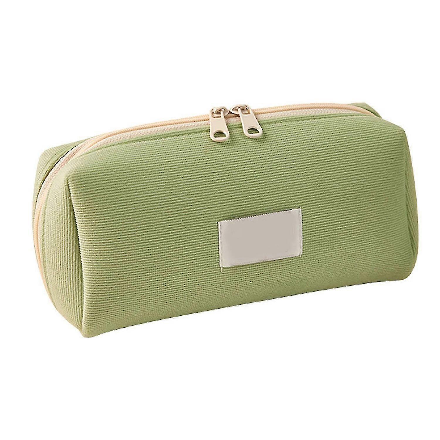 2025最新モデル筆箱グリーン大容量かわいい柄装飾スタイリッシュ