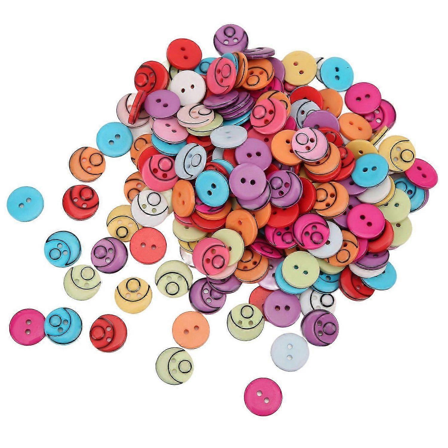 2025 Latest Model 200 Pcs Plastic Buttons Waterproof Not Easily Break Off
