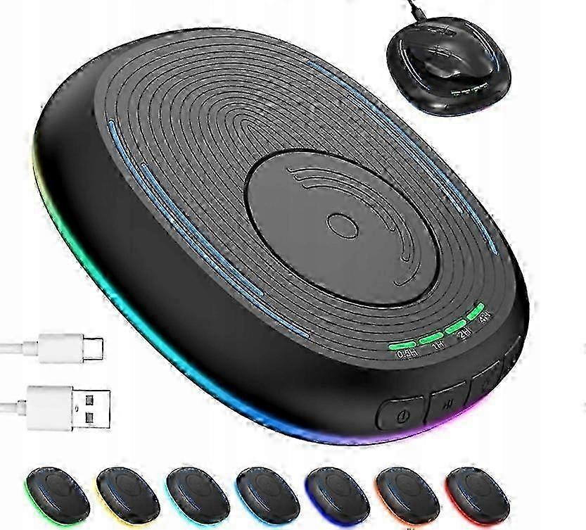 Mouse Jiggler Mechanical Mouse Mover 7 Colors Rgb Light With Timer