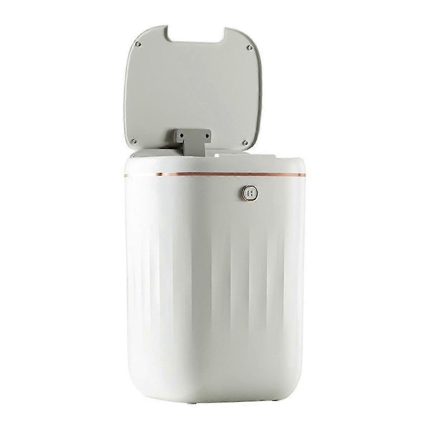 Smart Trash Can Automatic Sensor Garbage Bin White