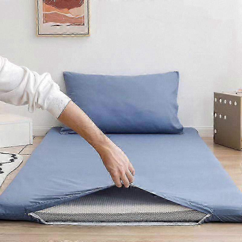 360° Zippered Mattress Protector Cover for Single, Double, and King Beds - Fully Enclosed Bed Sheet Pad for Couples and Students