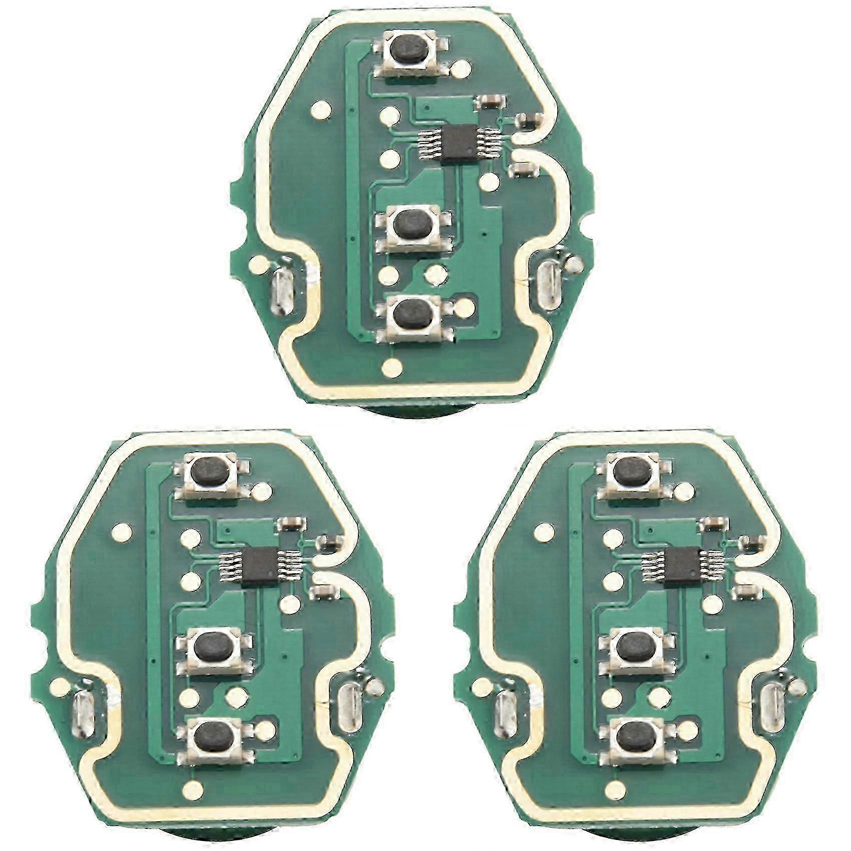 3X 3 Button Remote Car Key Control Circuit Board 315MHz/433MHz suitable for- 3 5 Series E46 E39 EWS Without