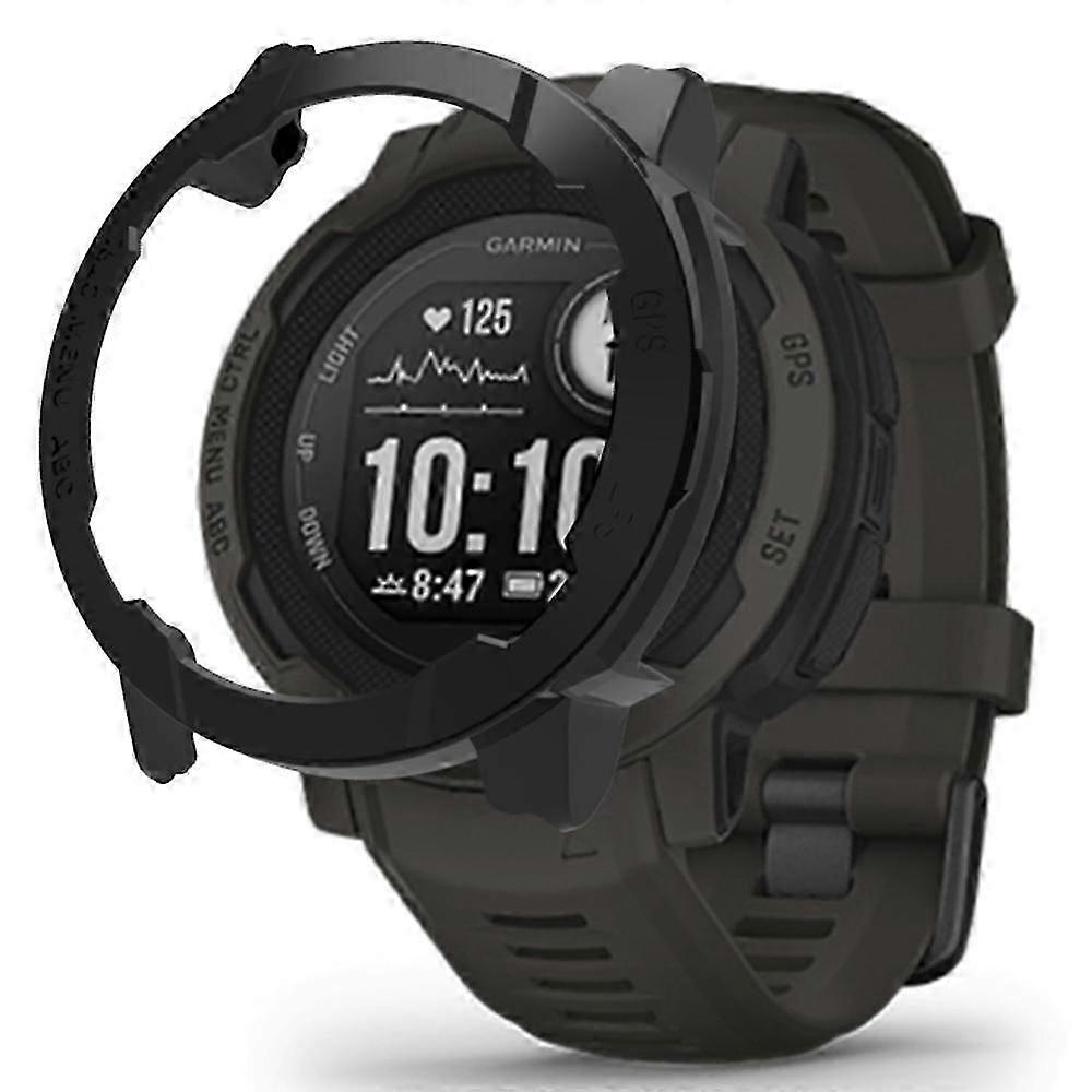 For Garmin Instinct 2S Fall Proof Watch Case Hard PC Cover Frame Half Protective Cover