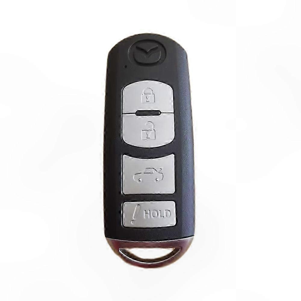 Remote Key Shell with 2/3/4 Buttons for Mazda M3 M6 CX-3 CX-5 Axela Atenza 2014-2018 SKE13D-01 Replacement Casing Includes Emergency Key Slot