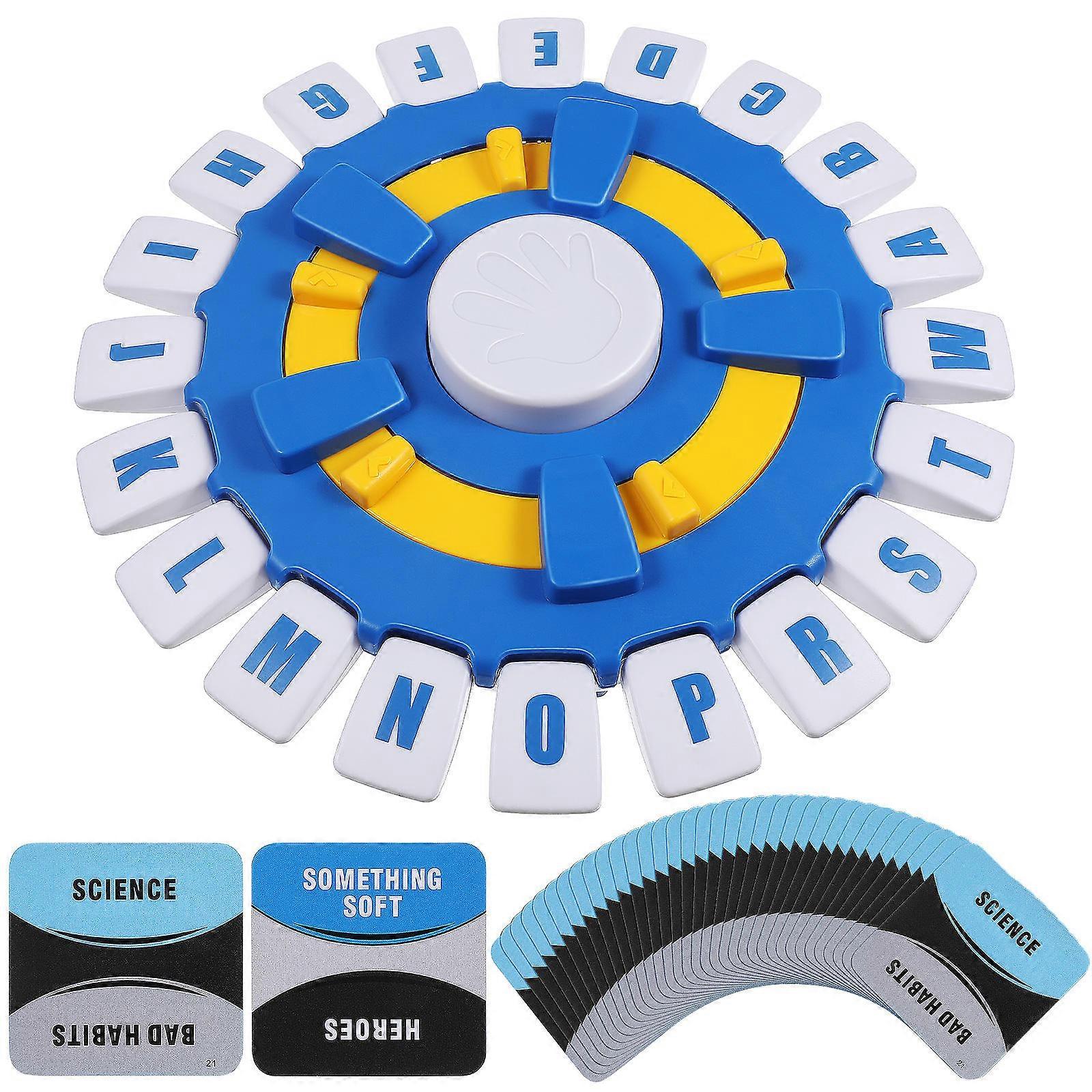Fast-Paced Letter Game Turntable Word Game for Playing 1 Piece Party