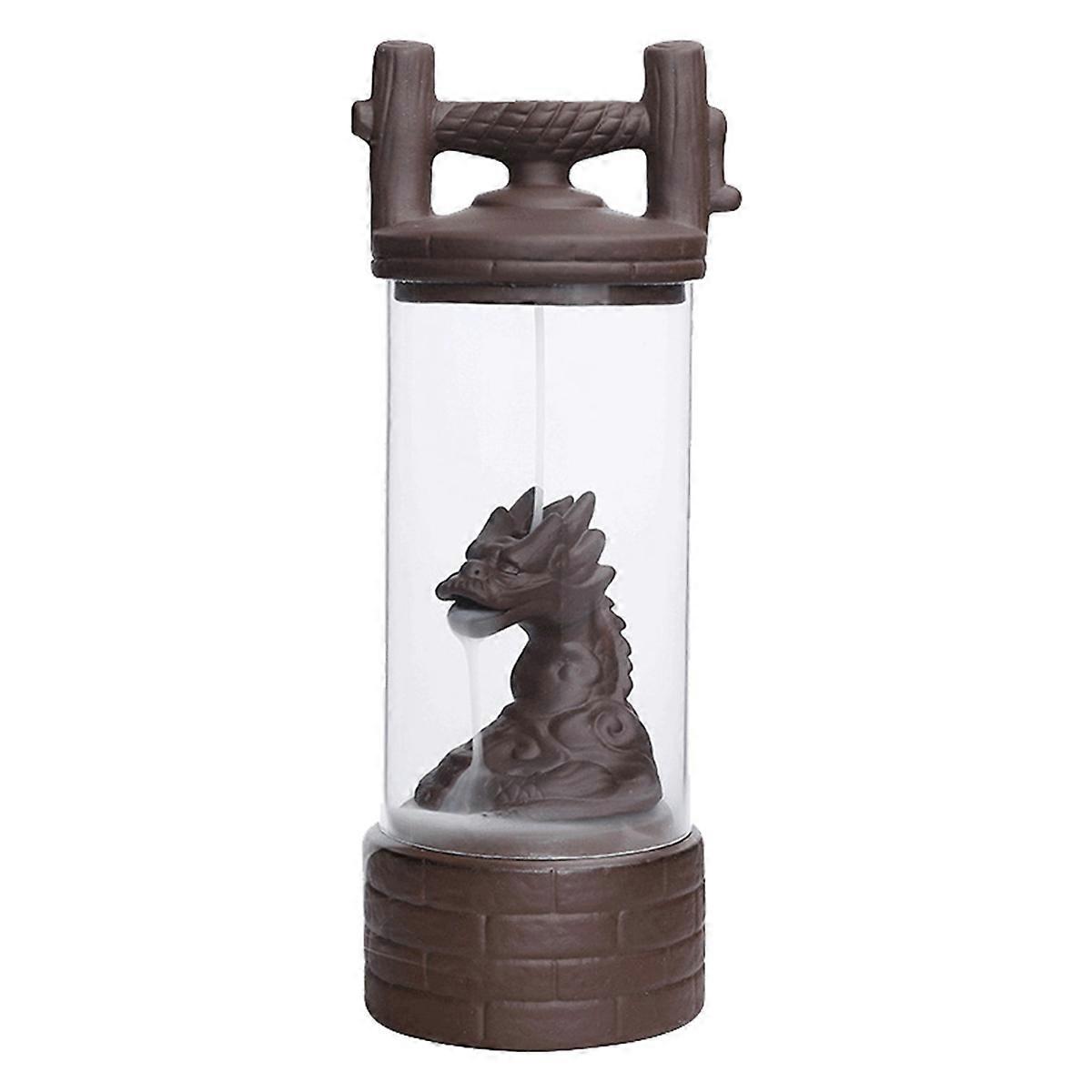 B Ceramic Incense Holder, Backflow Incense Burner Figurine