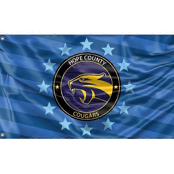 Hope County Cougars Flag Design, FG489