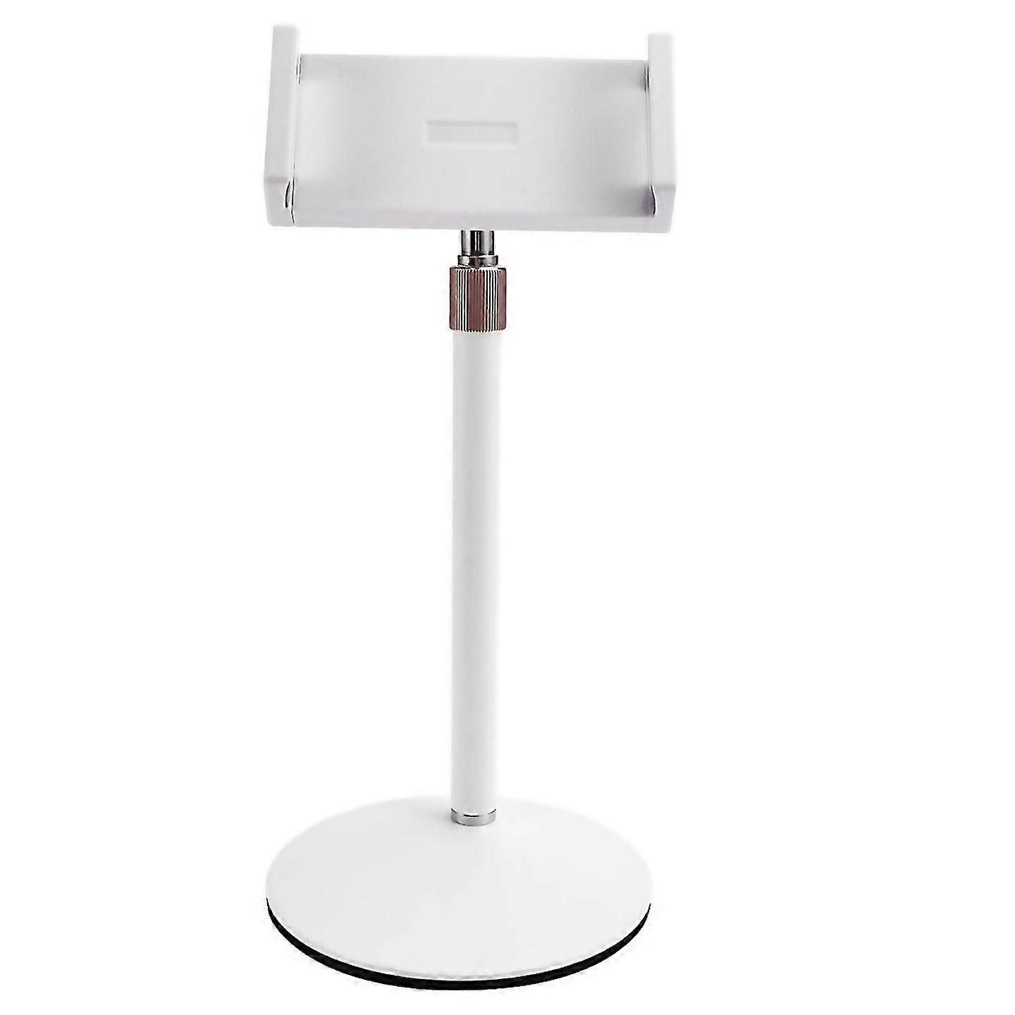 For Up To 25cm Standing Tablet Bracket Desk Mount White