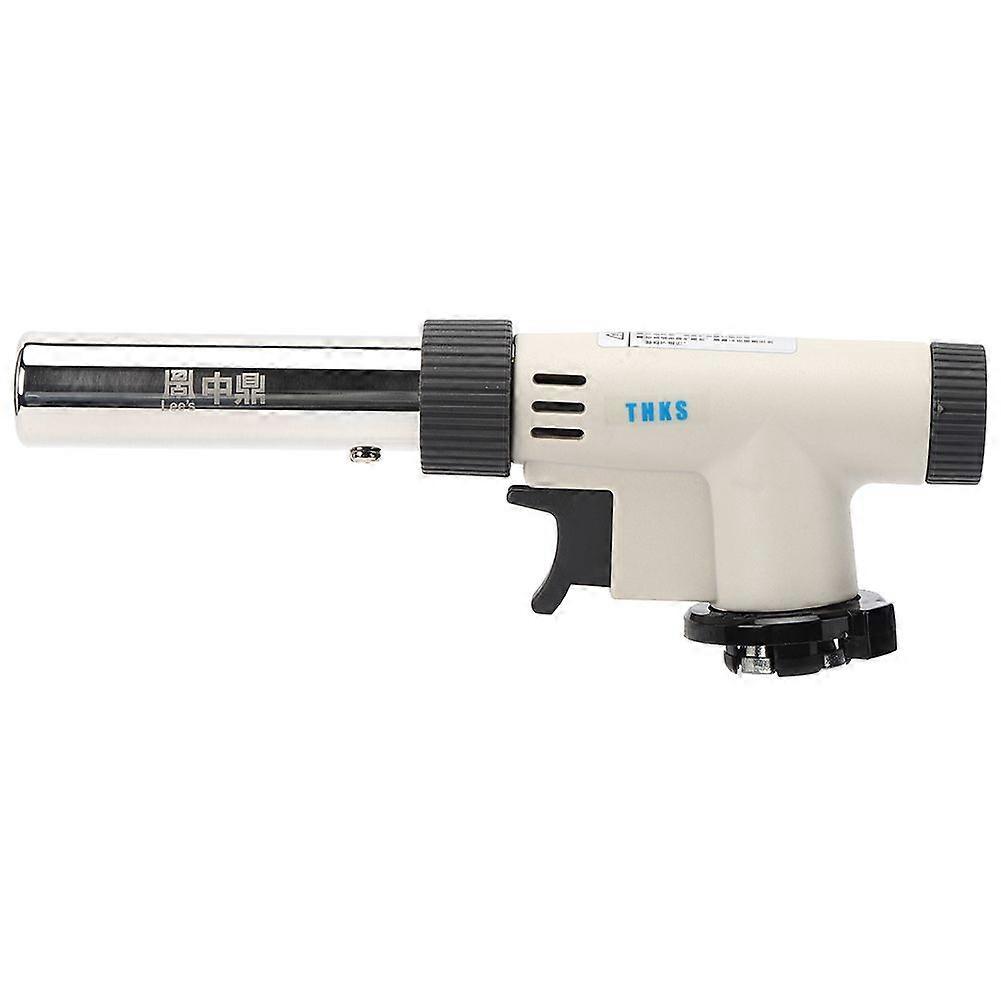 Gas Blow Torch Portable Adjustable Pressure Type Ignition for Outdoors Barbecue 1300