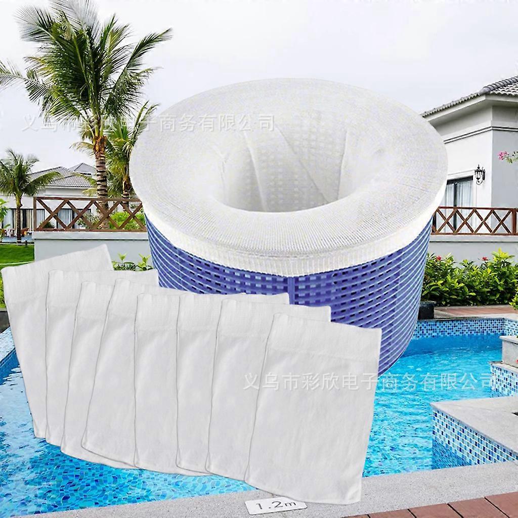 Pool skimmer cleaner, pool separator, filter sock bag, decontamination filter mesh, filter bag