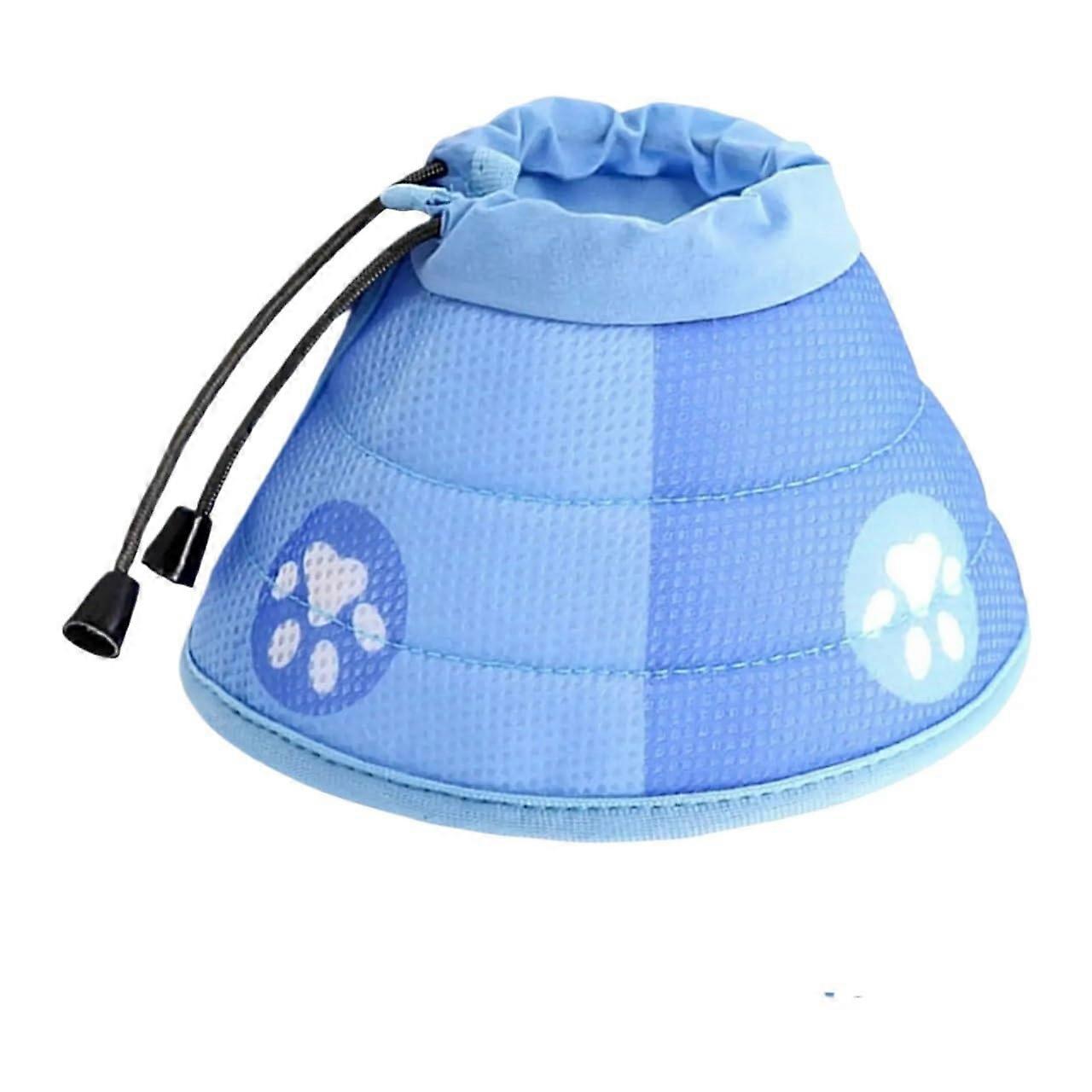 Cat Cone Collar Soft Pet Cone, Adjustable Elizabethan Neck Protection, AntiScratching Recovery After Neutering, Size L