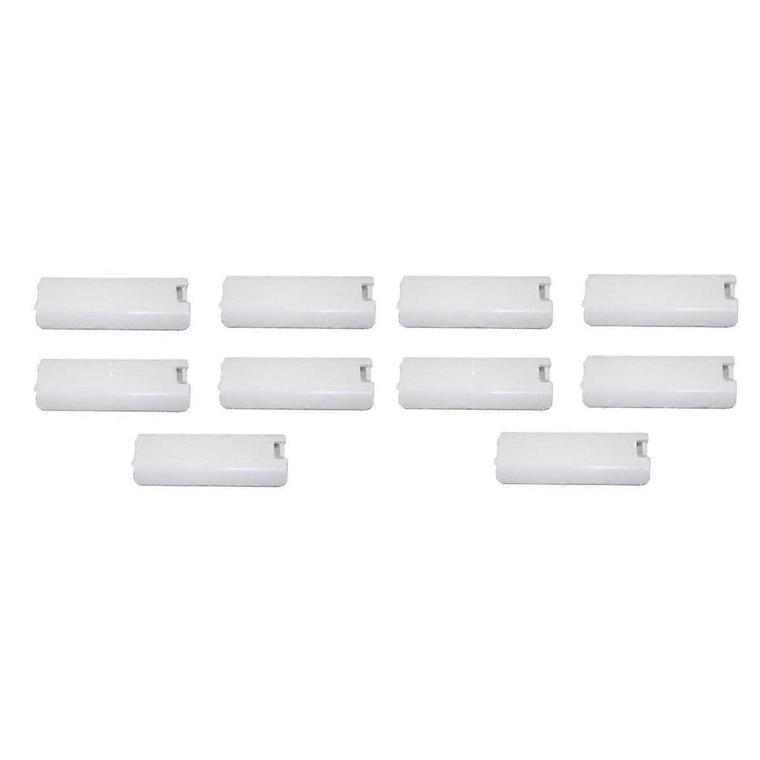 10 pack of White Battery Cover Controller Remote