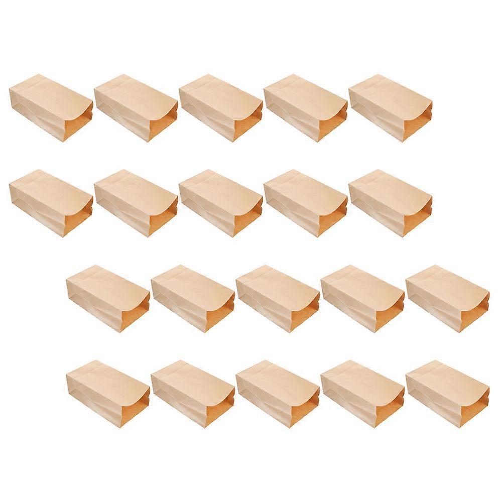 Kraft Paper Bags For Biscuits And Snacks Daily Use Leak-Proof Design 100Pcs