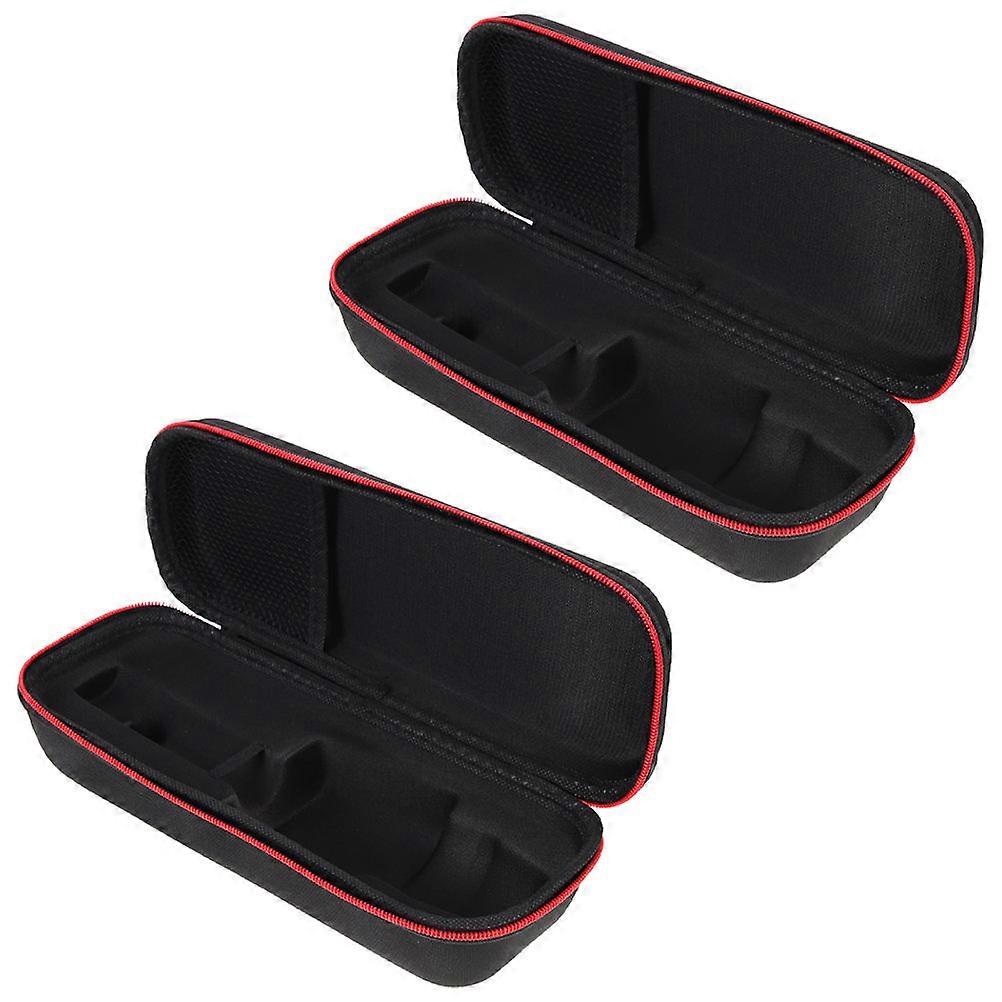 EVA Microphone Storage Bag With Zipper For Family And Friends Ideal For Storage Lightweight Dustproof Design 8Pcs