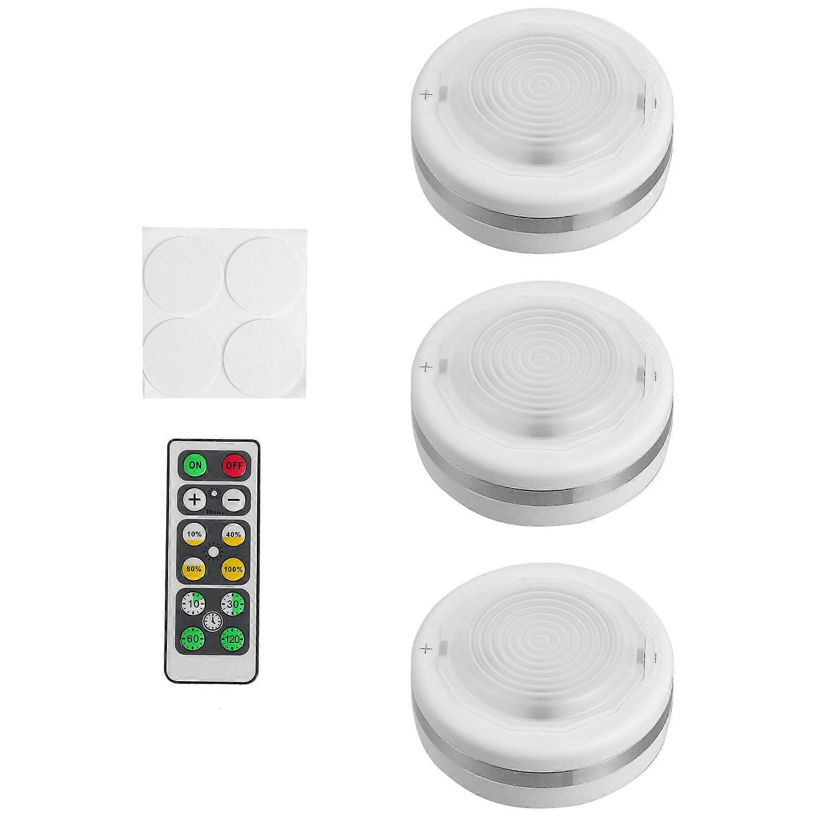 LED Night Lamp 2Sets for Distance Control Atmosphere Cabinet Lighting