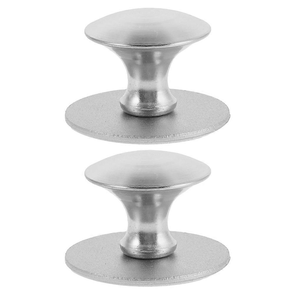 Cabinet Handle for Drawers Stainless Steel Knobs with Adhesive 6Pcs