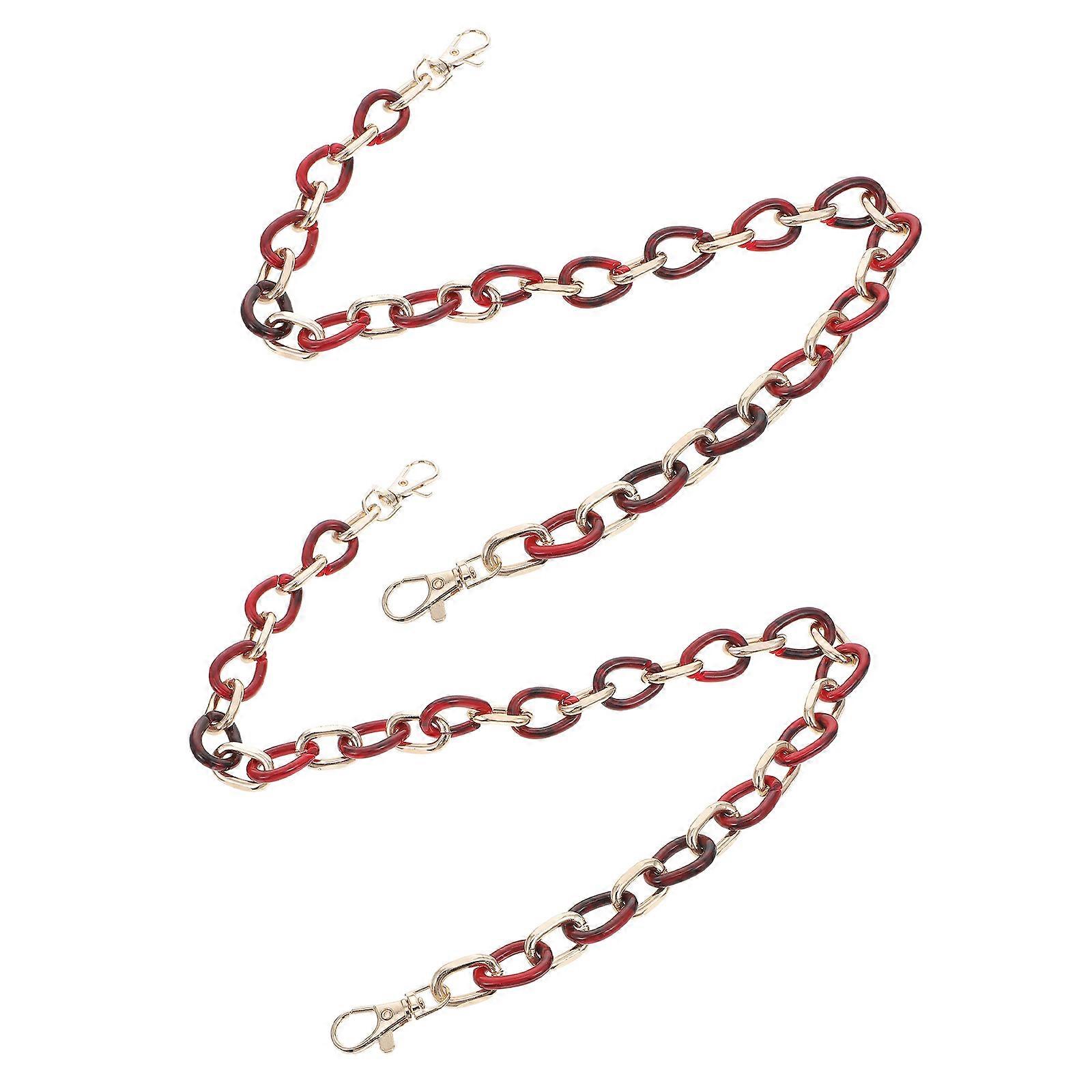 Premium Bag Chain Durable Acrylic Replacement Chain for 2Pcs Handbag