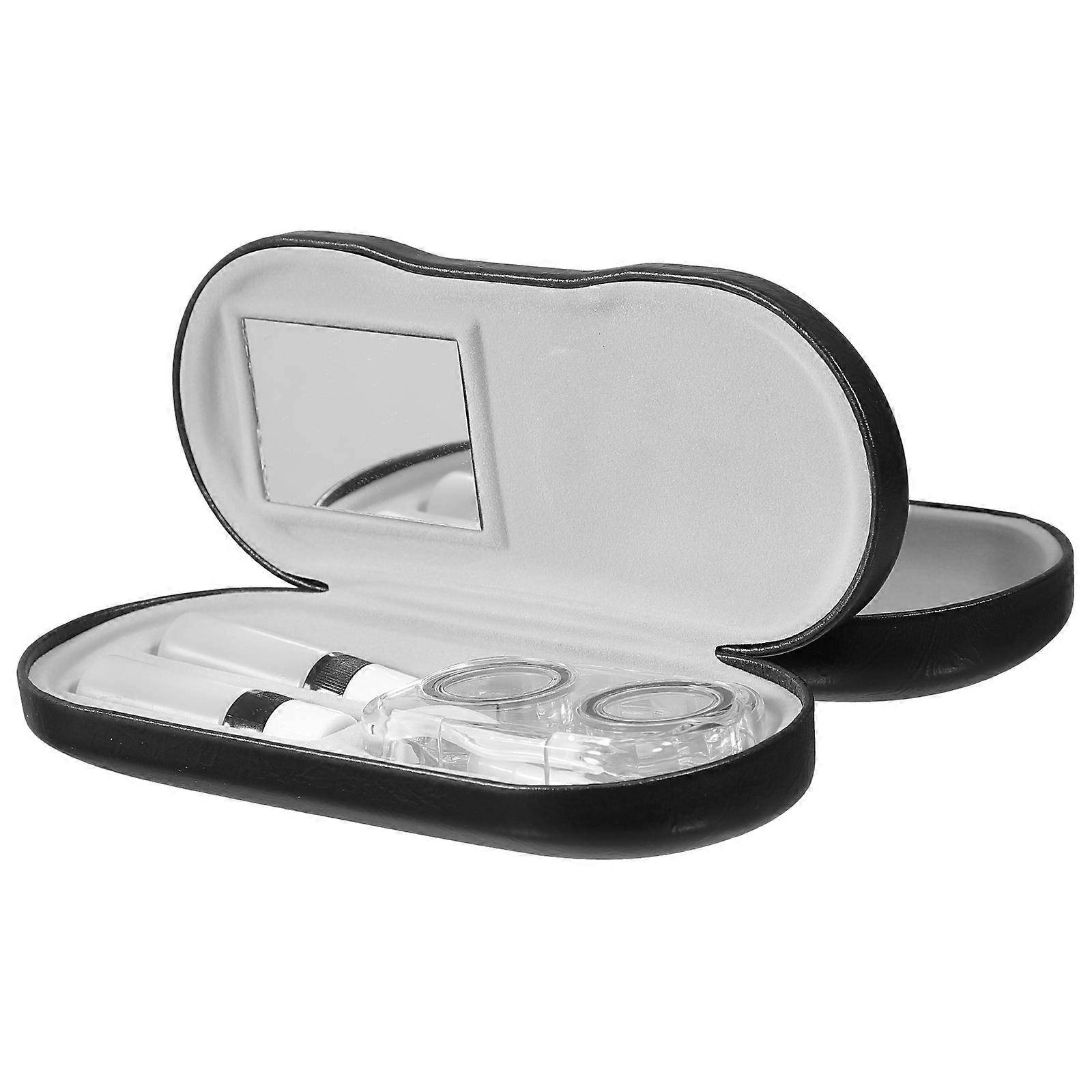 Rectangular Lens Case Double Function Travel Daily Use Men Women 16.00X7.00X5.50CM Scratch Resistant 1 Set
