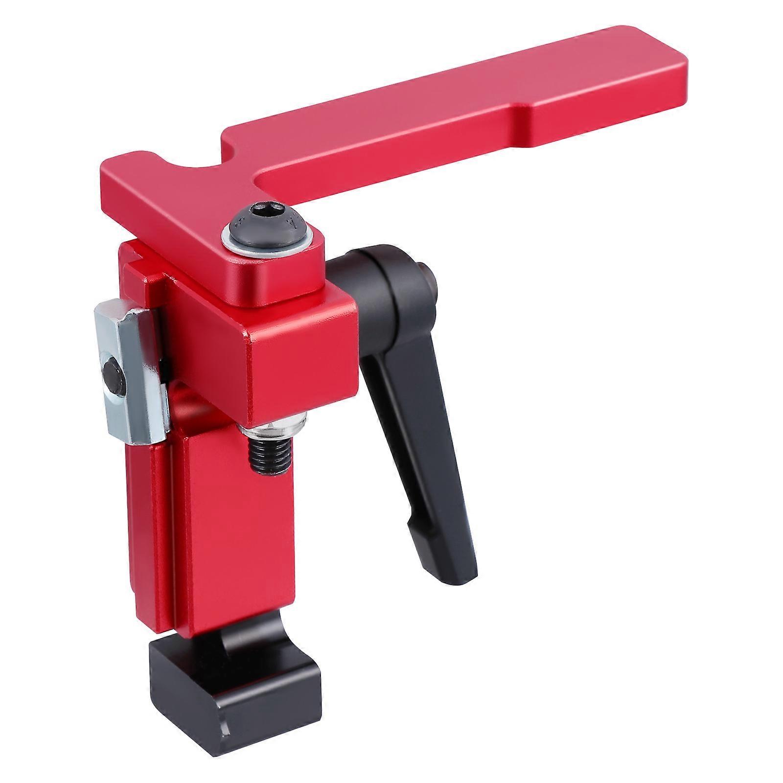Miter Track Stop 75 Type T-Slot Hand Tool For Woodworking And DIY Projects Red Ergonomic Design 2Pcs