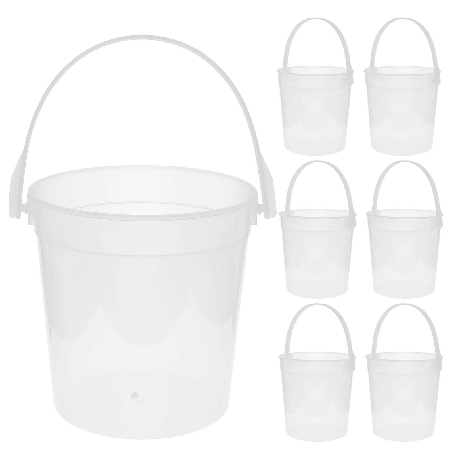 Drink Bucket for Storage 10Pcs Clear Ice Cream Containers