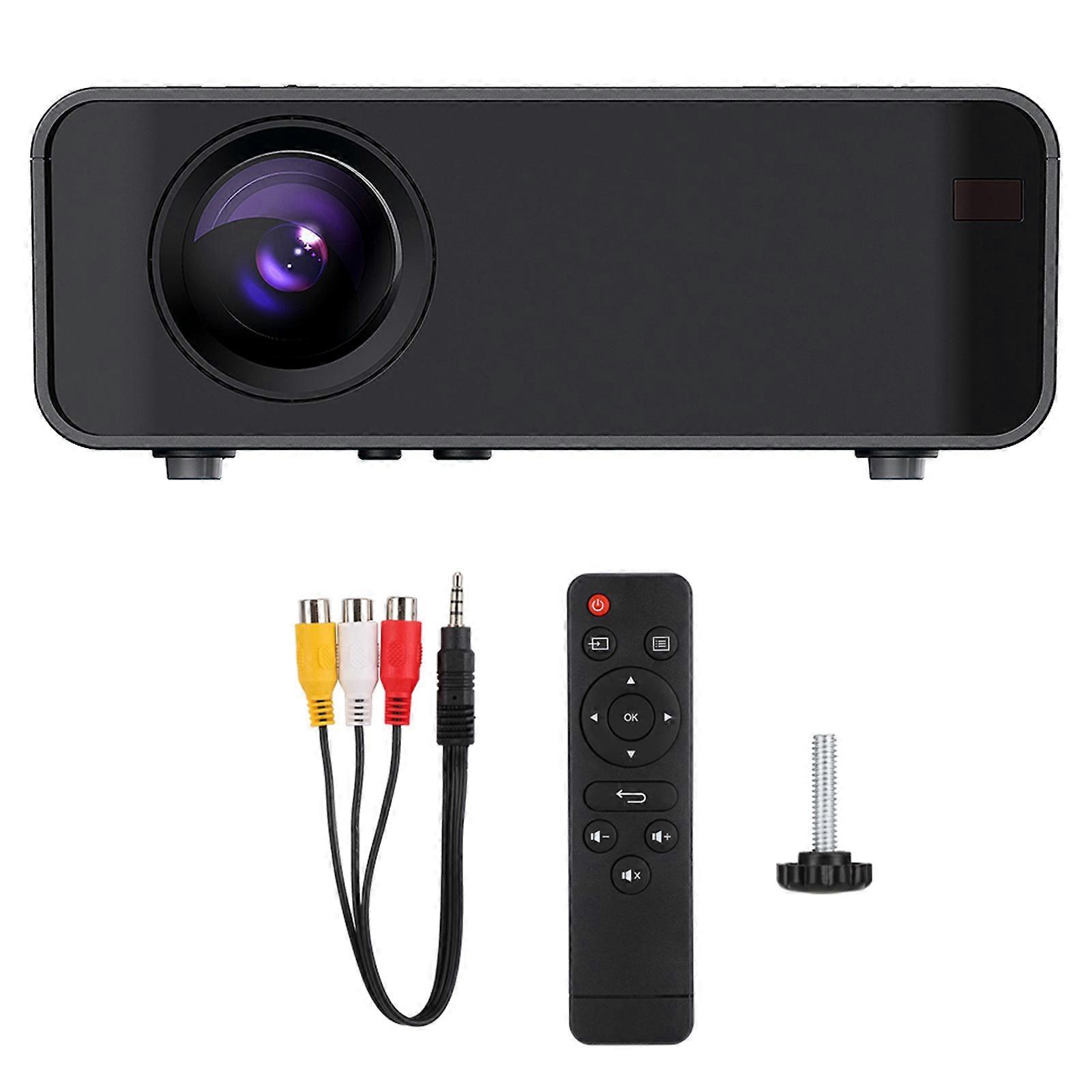 W80 720p 3D Portable HD Projector - Eye-Friendly, Immersive Sound, Efficient Cooling