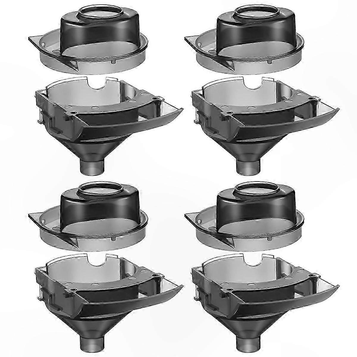 4-Pack Funnel and Cover Set for Formula Dispenser Replacement