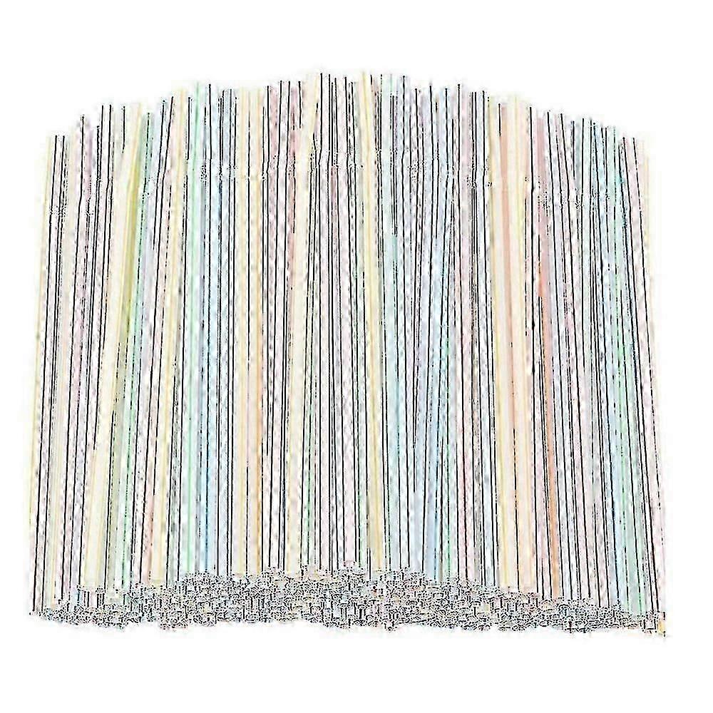 1000pcs Plastic Drinking Straws Safety and Environmental Protection Flexible