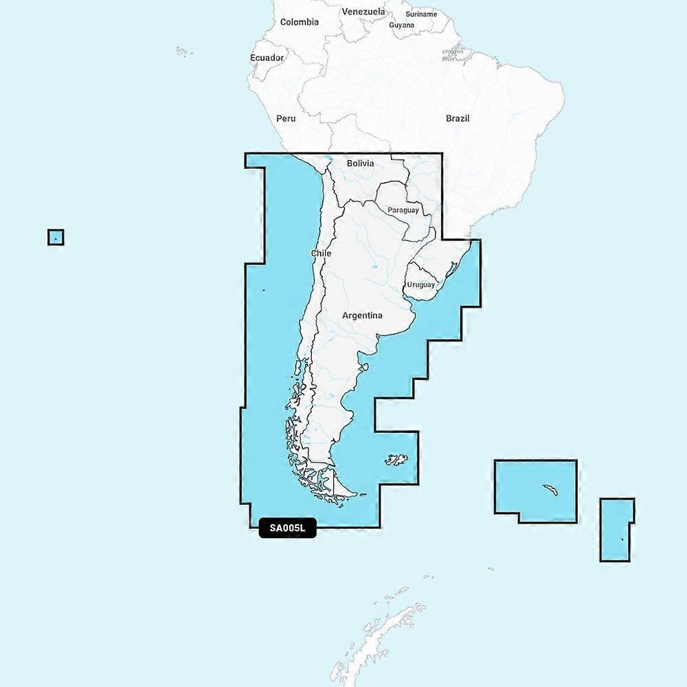 Garmin Navionics Vision+ Chart: Sa005l - Chile Argentina & Easter Isl