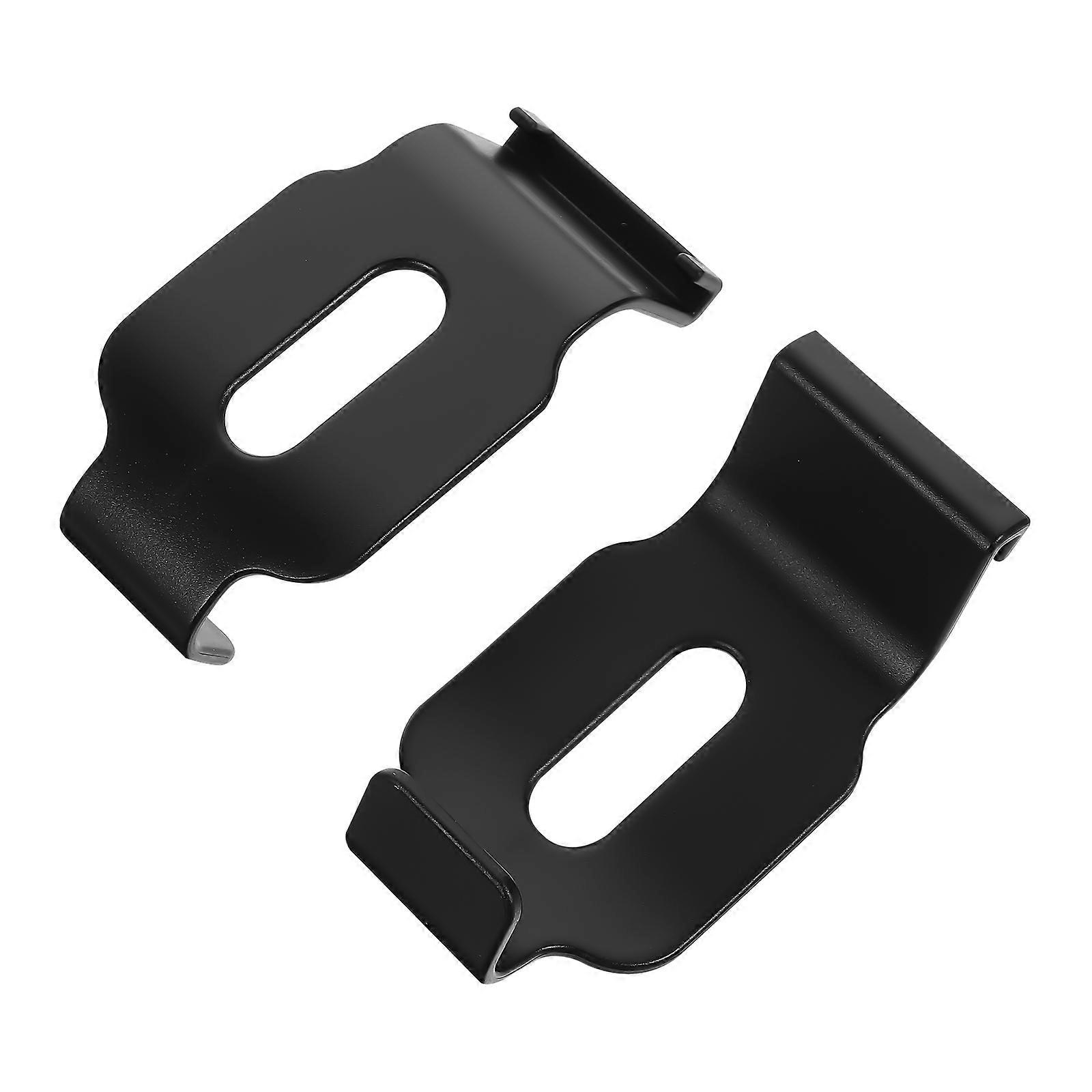 Headphone Rack Pc Gaming Headset Hook for Black Abs Storage 2Pcs