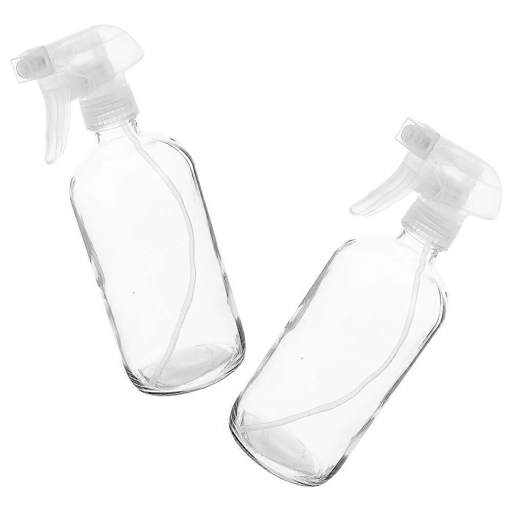 Spray Bottle Glass Spray Bottles for Storage 2Pcs Refillable Clear Bottles