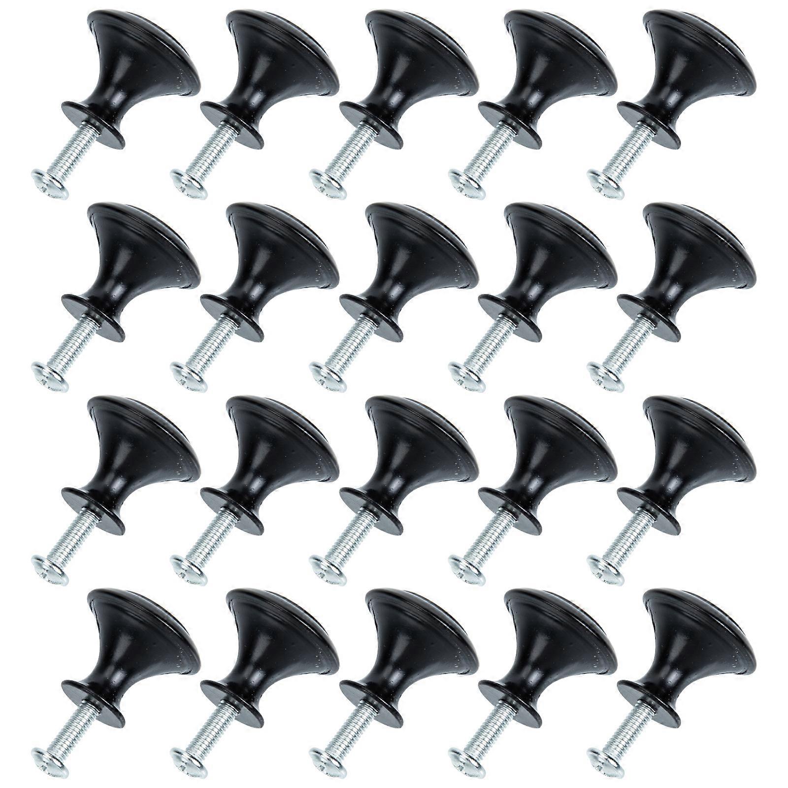 Cupboard Pull Knob Black Drawer Knobs for Drawer 100Sets Brushed Design