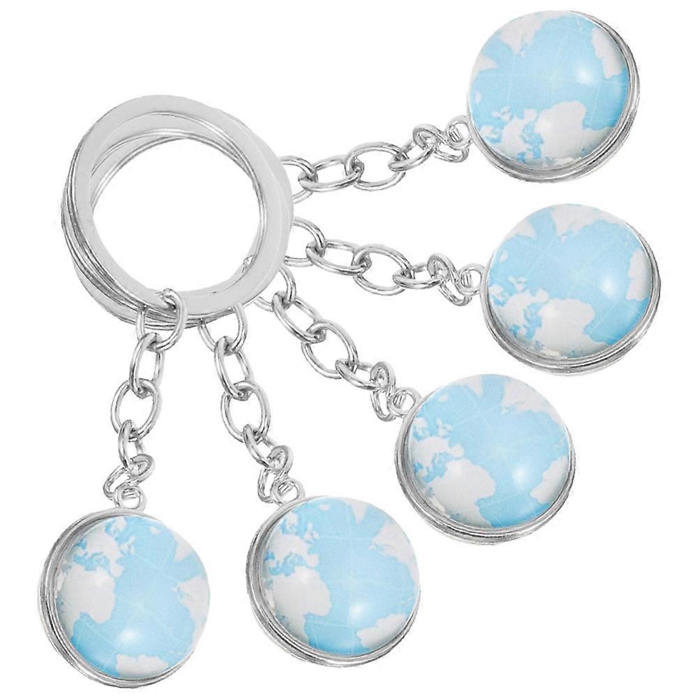 Globe Keychains Globe Key Rings for Accessories with 15Pcs Set